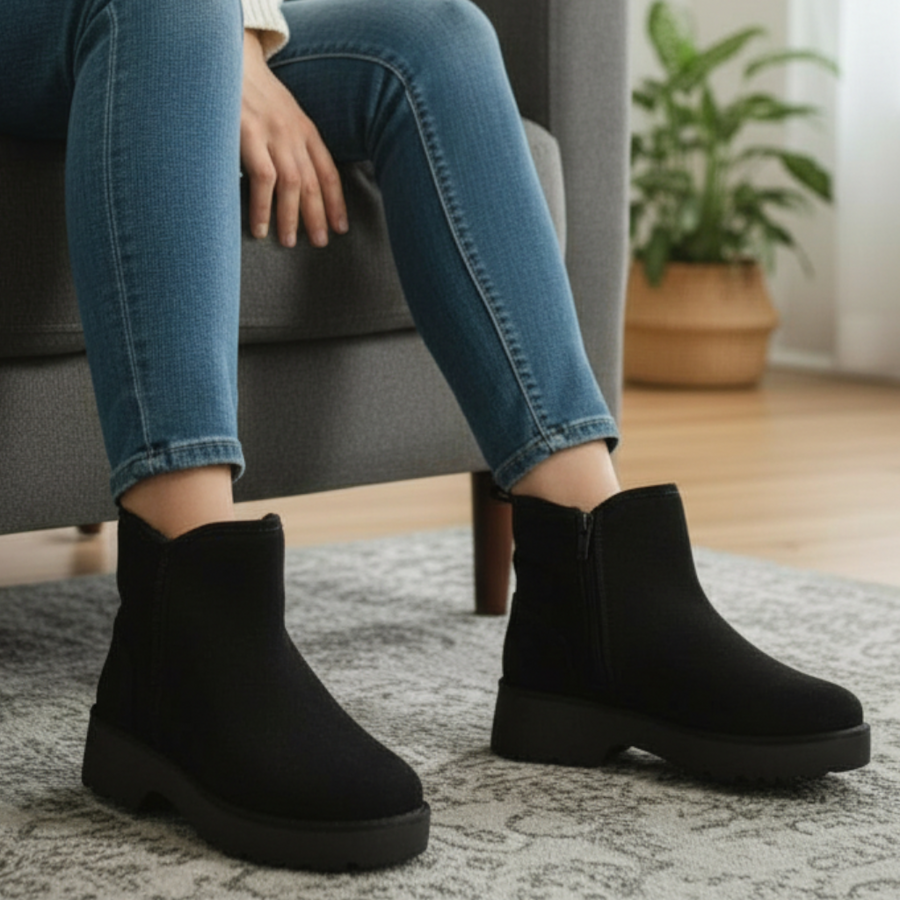 بسطار ماركة UGG مبطن فرو